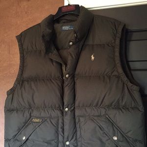 POLO DARK OLIVE DOWN VEST